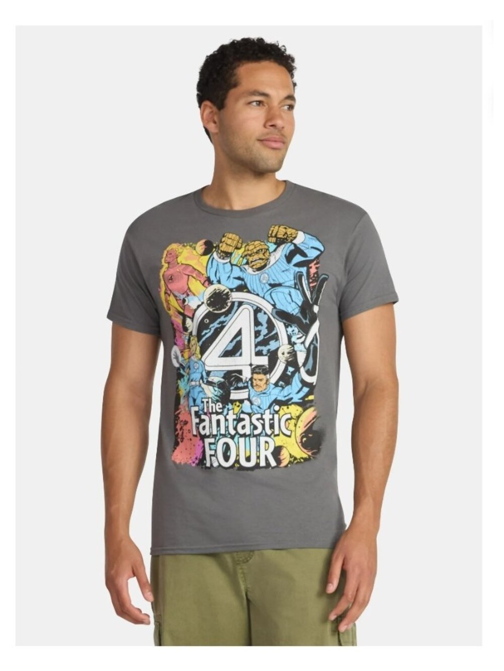 NWT Fantastic Four Men's Graphic Tee with Short Sleeves Size S